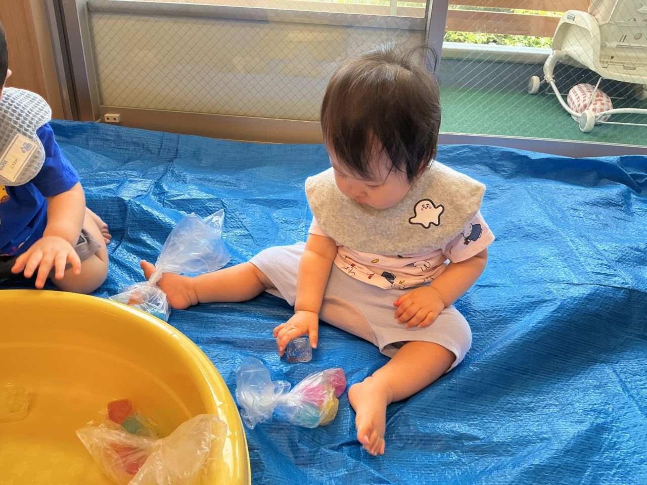 「つめたーい」