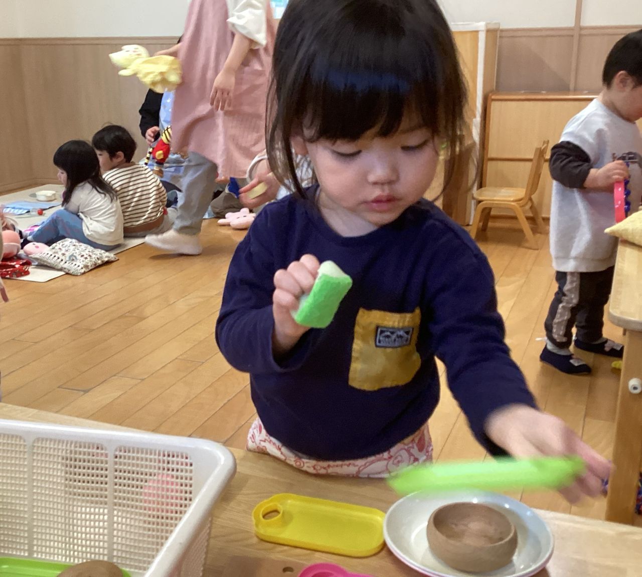 おさらピッカリーンできたよ！