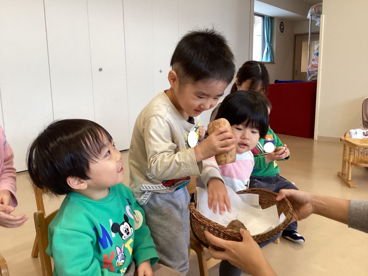 実りの礼拝を守ったよ