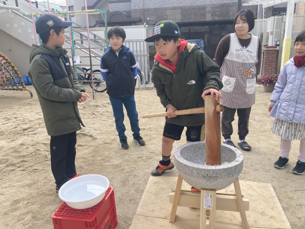 卒園児みんなであつまろうの日～お餅つき～