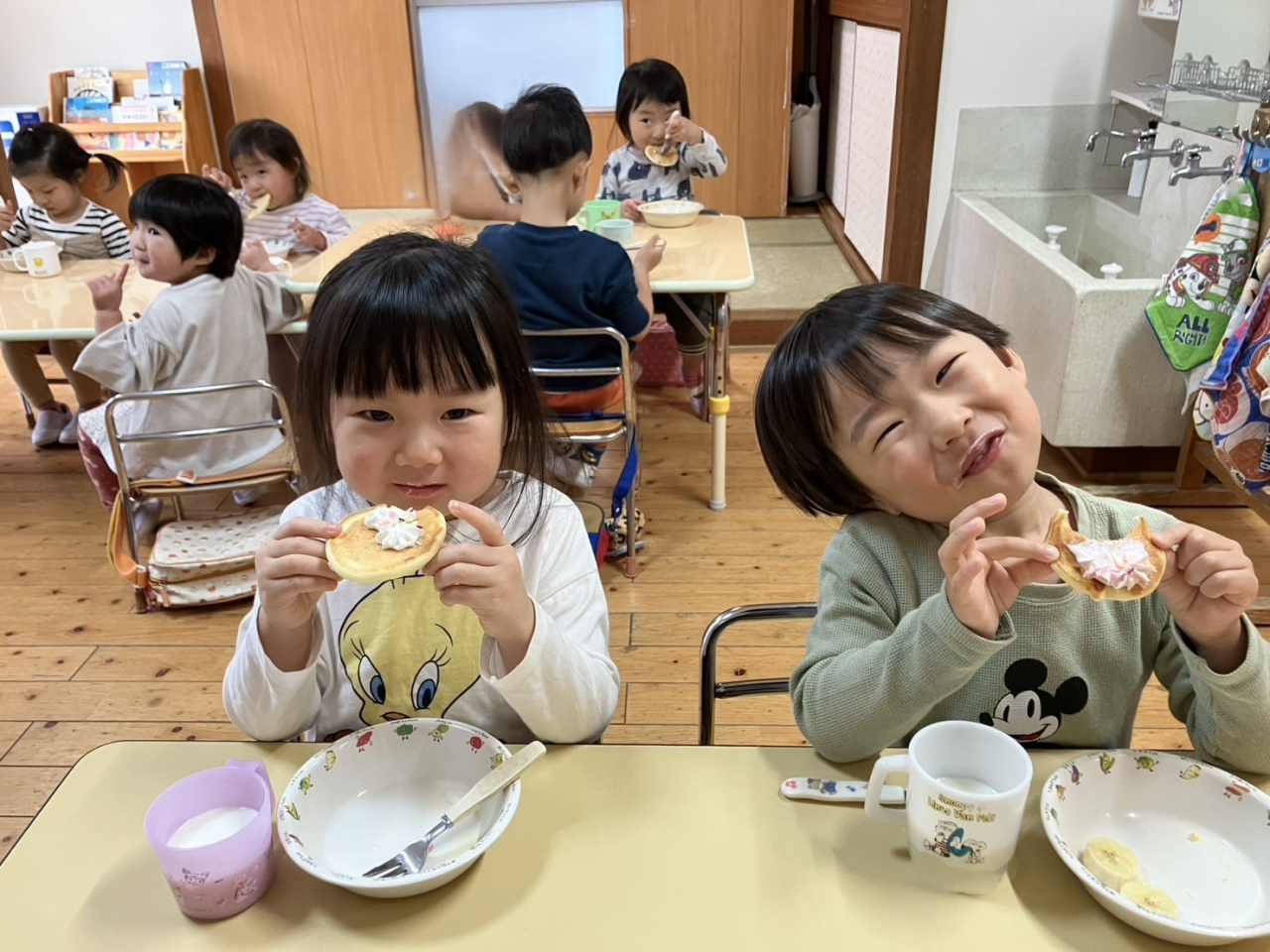 🥞ホットケーキパーティー🥞2歳児すみれぐみ