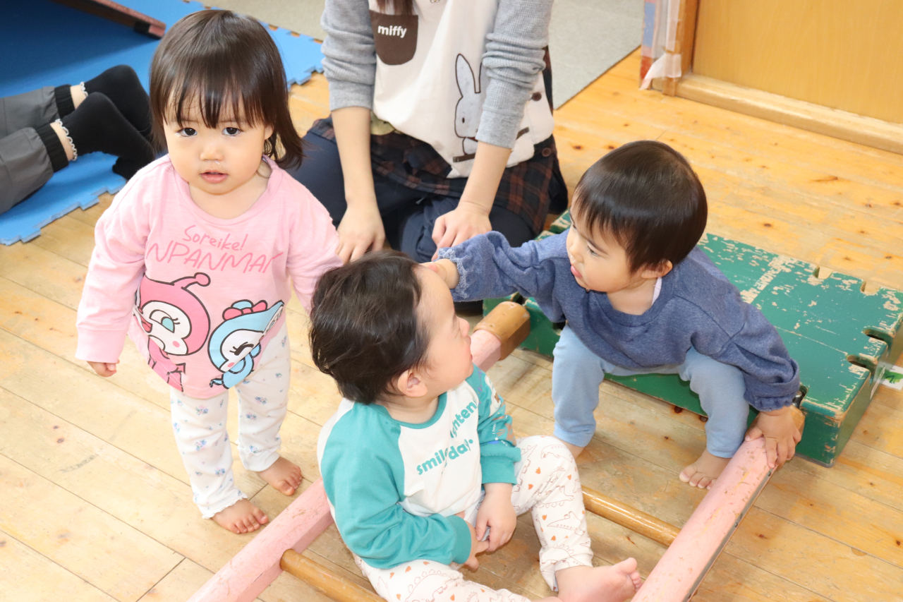 こんなに大きくなったよ～０歳児のお友だち～