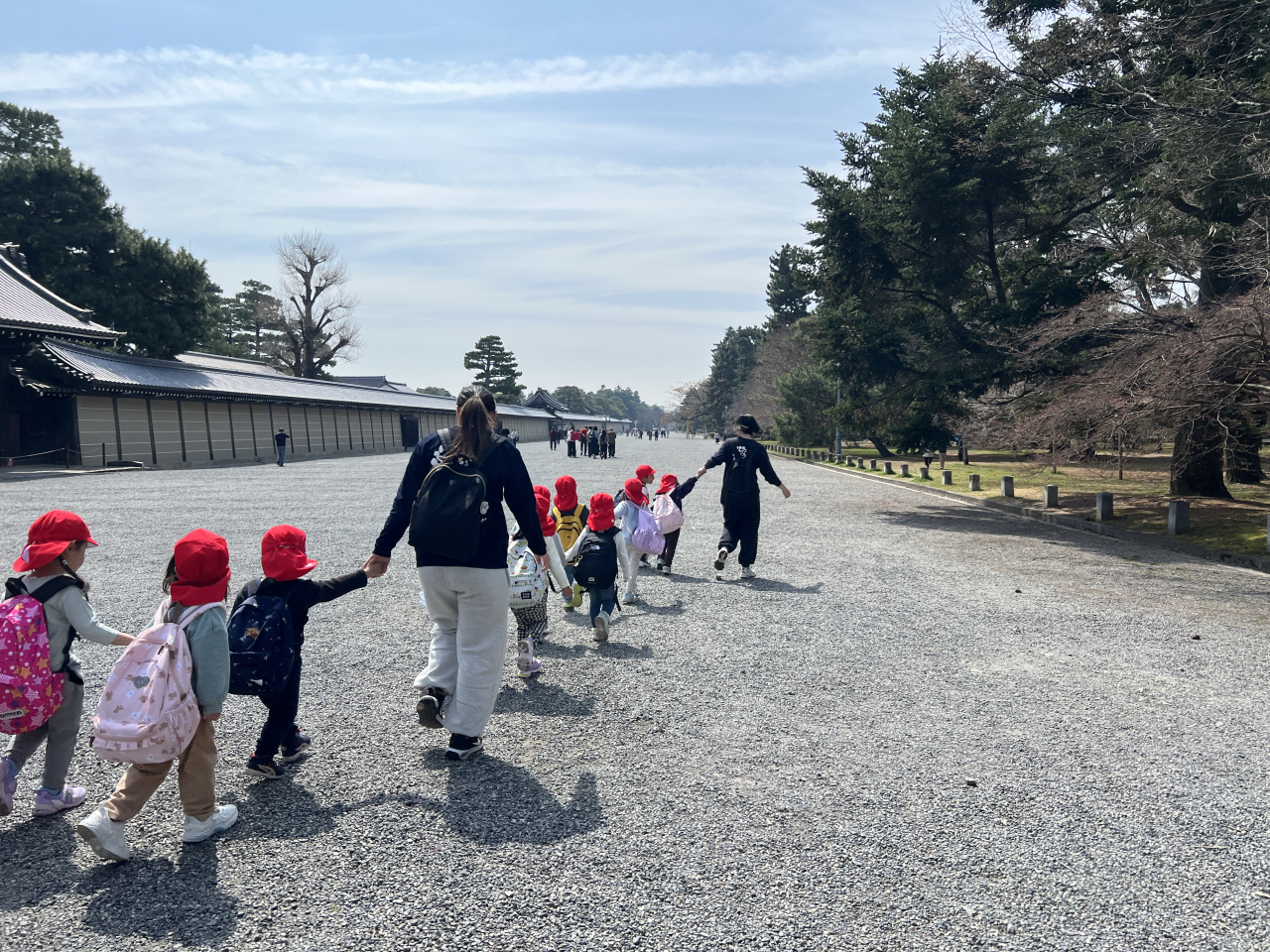 3歳児さくらぐみ🚌京都御所へ🍱
