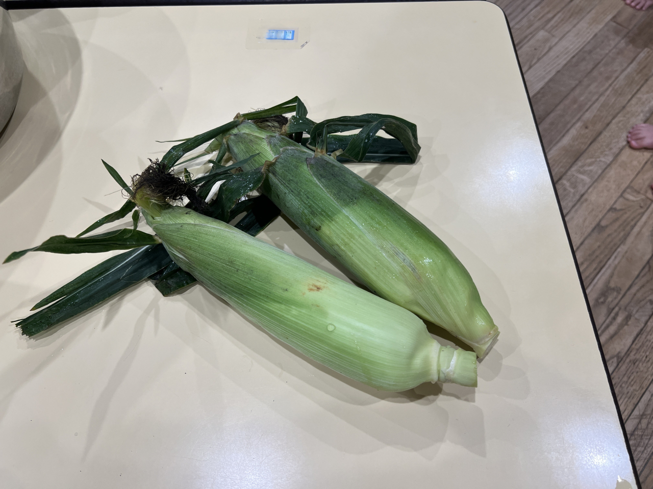 4歳児ばらぐみ🌽クッキング