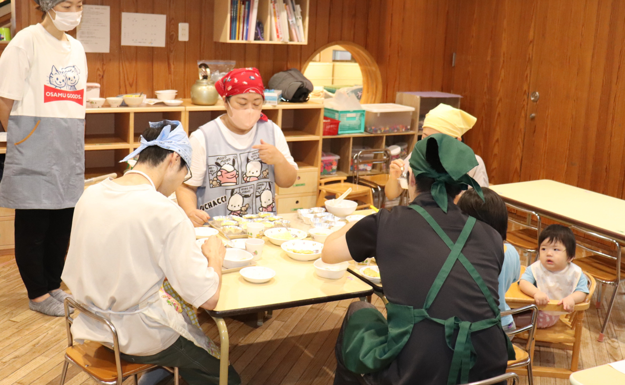 離乳食を作ってみる会🍴