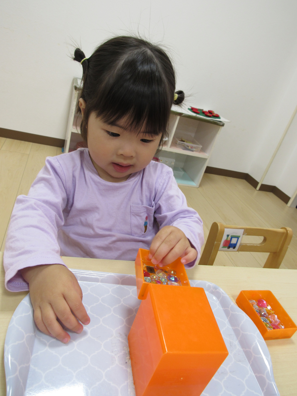 新しいお友だちと先生にドキドキワクワク♡